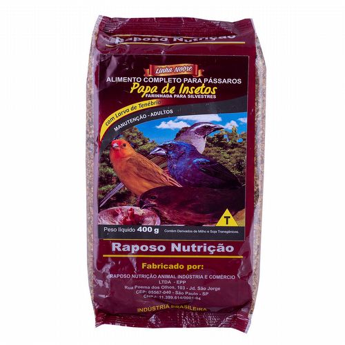 PAPA DE INSETOS RAPOSO - 400G