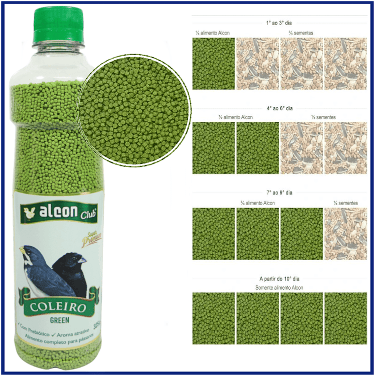 KIT - 2 COLEIRO ALTA PERFORMANCE + 1 ALCON CLUB COLEIRO GREEN/VERDE + 1 ALCON COLEIRO